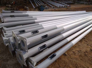 Signal pole galvanizing